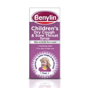 Benylin Children’s Dry Cough & Sore Throat Syrup – 125ml