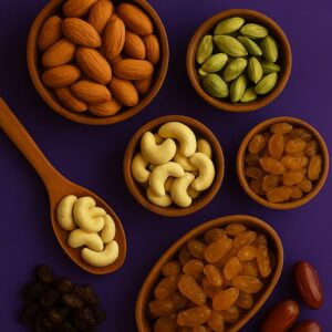 Dried Fruit, Nuts and Dates