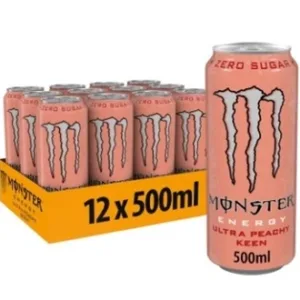 MONSTER ENERGY Ultra Peachy Keen (Zero Sugar) - 500ml