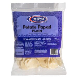 TOPOP Potato Papad Plain - 150g