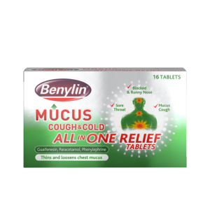 Benylin Cough and Cold Relief Tablets – 16 Tablets