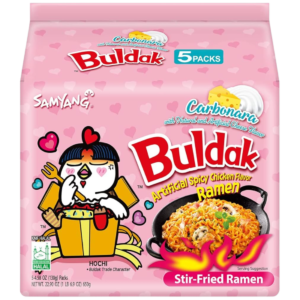 BULDAK CARBONARA HOT CHICKEN FLAVOR RAMEN 650G