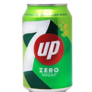 7UP ZERO SUGAR CAN 330ML