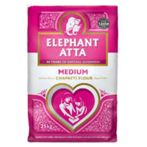 ELEPHANT MEDIUM CHAPATI FLOUR 25KG