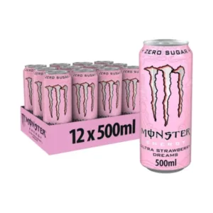 MONSTER ENERGY Ultra Strawberry Dreams (Zero Sugar) - 500ml