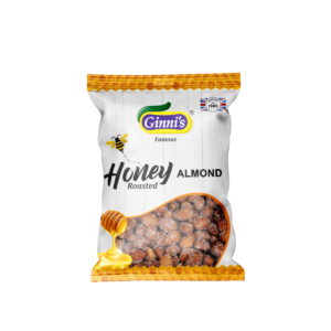 GINNI HONEY ROASTED ALMONDS 110G