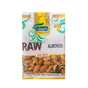 GINNI RAW ALMONDS 110G