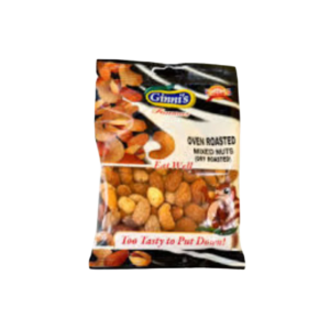 GINNI OVEN ROASTED MIXED NUTS 110G