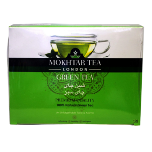 MOKHTAR TEA LONDON GREEN TEA 200G (100 TEA BAGS)