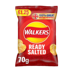 WALKERS READY SALTED 70G