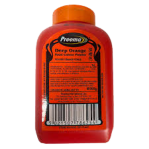 PREEMA DEEP ORANGE FOOD COLOUR POWDER 500G