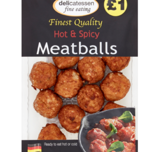 DELICATESSEN HOT AND SPICY MEATBALLS 200GM