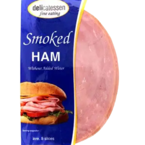 DELICATESSEN SMOKED HAM 90GM