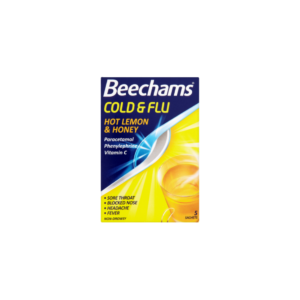 BEECHAMS COLD & FLU HOT LEMON AND HONEY 5 Sachets