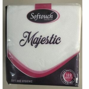 MAJESTIC BLACK TISSUE PAPER NAPKINS 2PLY 125PCS